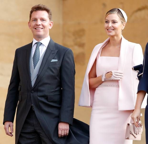 Holly Valance and Nick Candy at Princee Eugenie and Jack Brooksbank's wedding